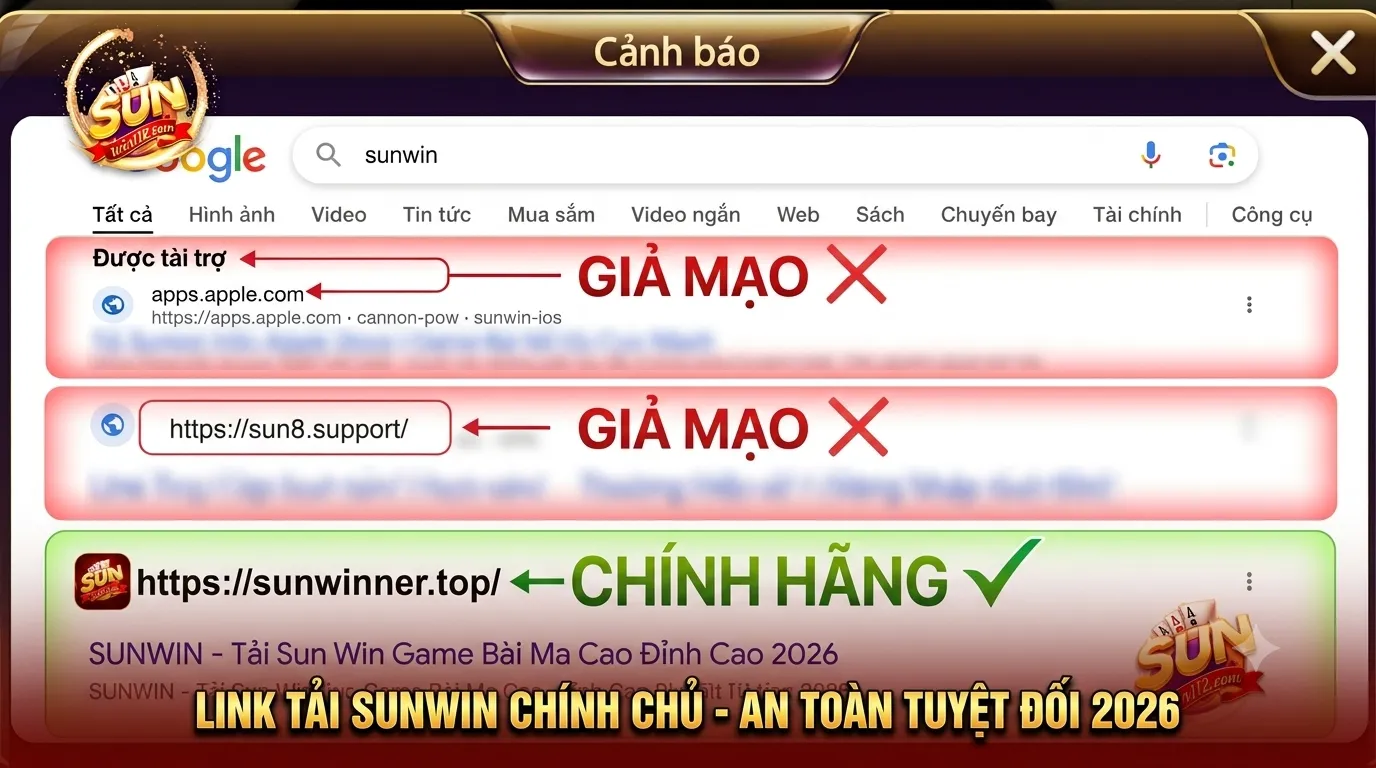 Link tải Sunwin chính chủ - an toàn tuyệt đối 2026